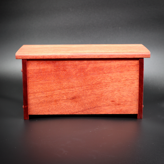 Wood Chest with a secret 🤫- Mahogany & Cherry