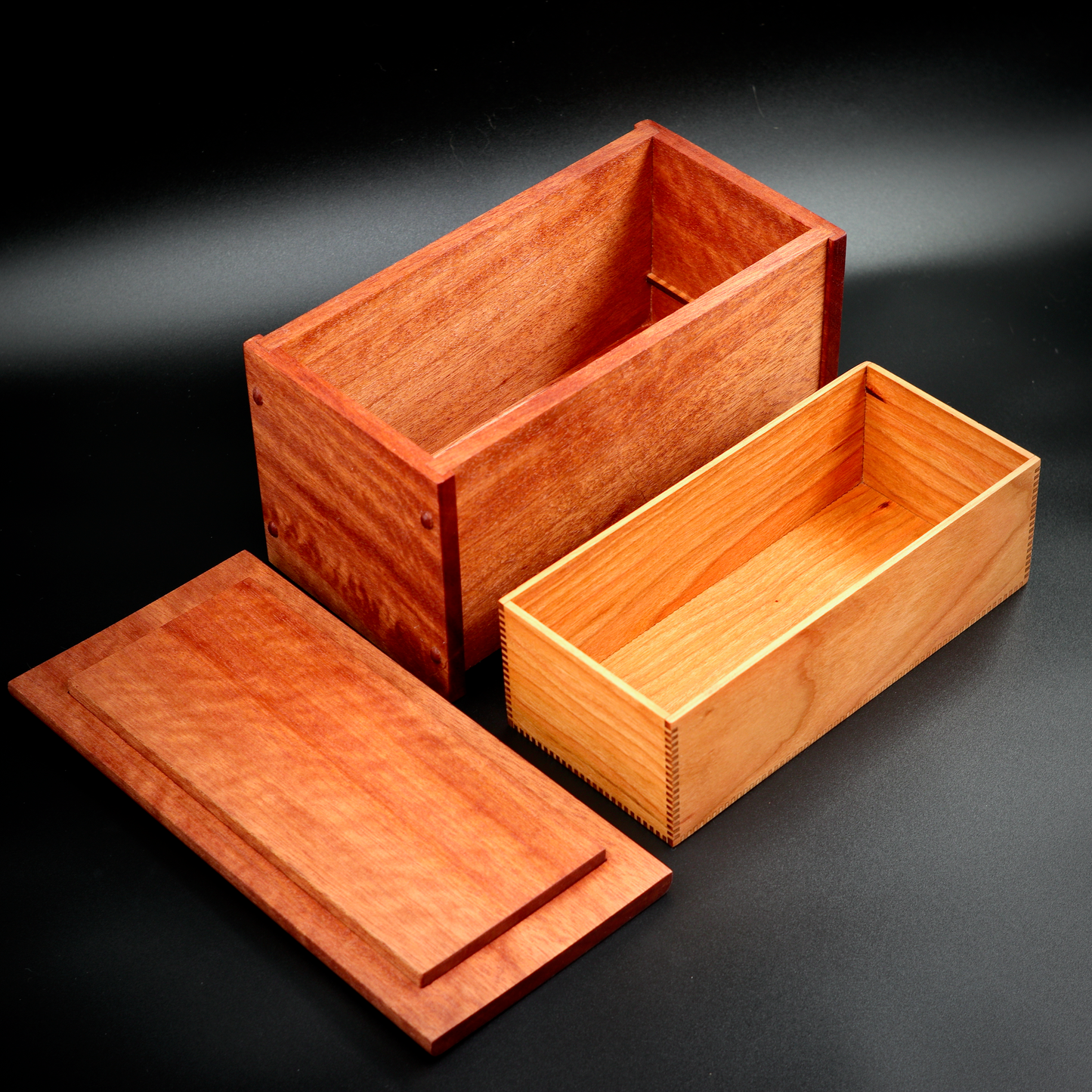 Wood Chest with a secret 🤫- Mahogany & Cherry