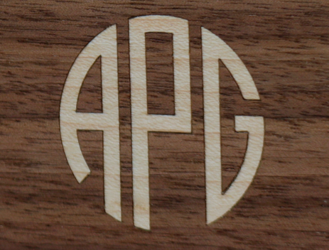 Monogrammed Matchbox with Inlay