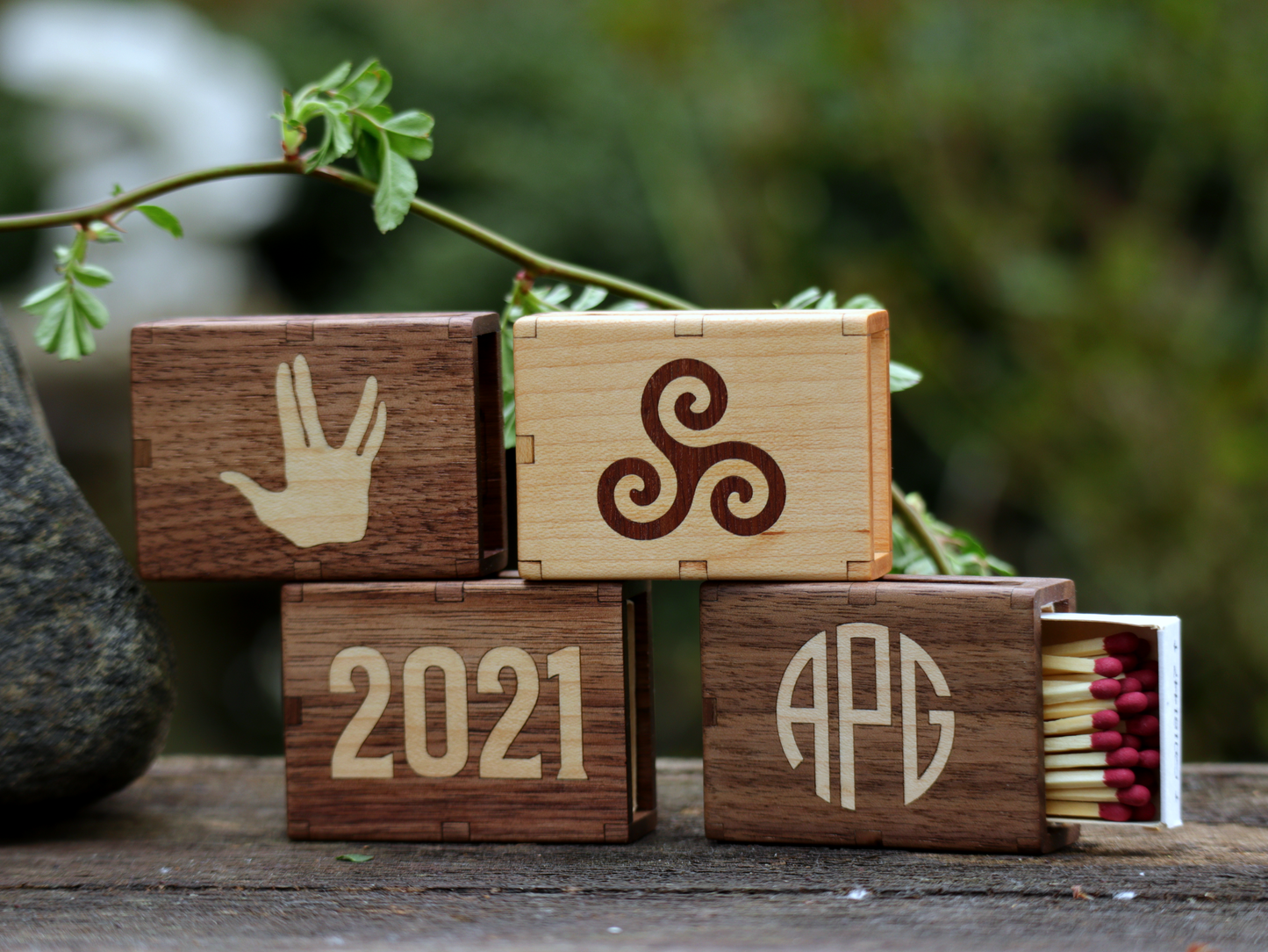 Matchbox Cases two-sided artwork